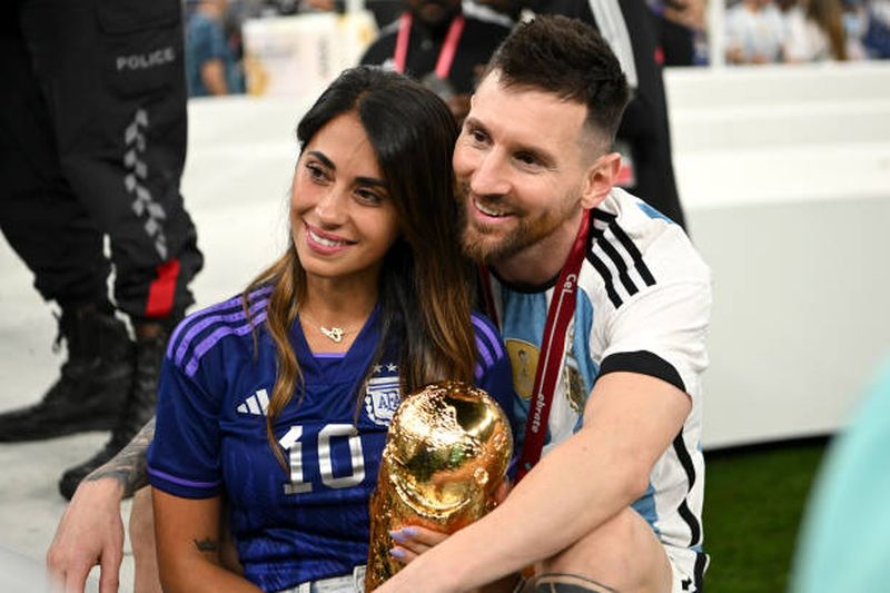 Lionel Messi and Antonella Roccuzzo